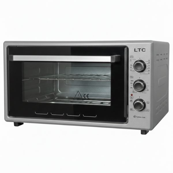 Elektrická trouba LTC 60l, 1800W, šedá, samostatná, horní a spodní ohřev a horký vzduch